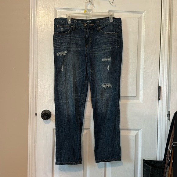 a.n.a Boyfriend Distressed Jeans - Picture 1 of 6